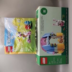 LEGO Spring Garden House 40682+Easter Bunny 30668 Limited Edition Building Toy